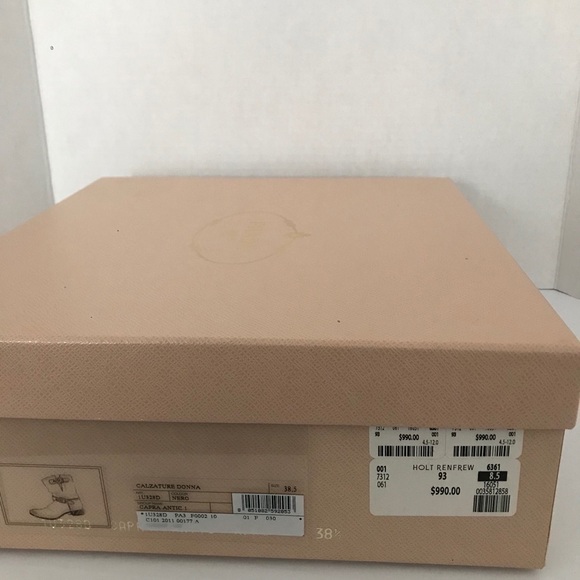 Prada Black Calzature Donna Moto Boots Black - Picture 2 of 8